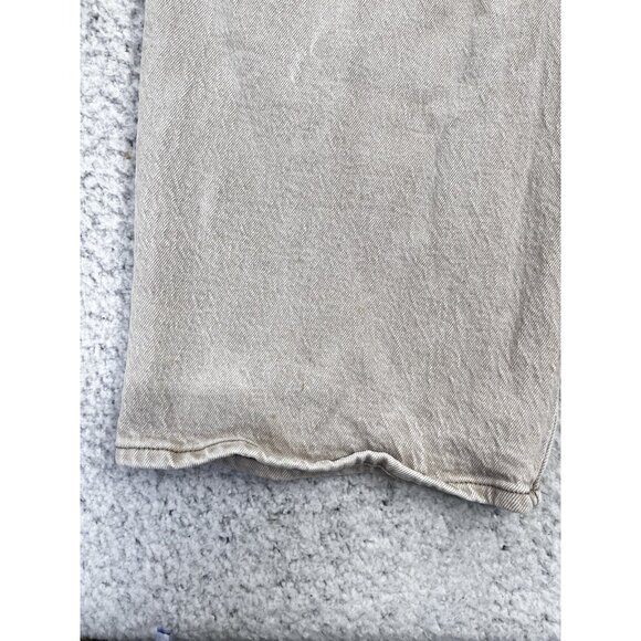 Abercrombie & Fitch Womens 33/16L Tan/Gray The 90s Relaxed Jean Hi-Rise - Picture 9 of 12